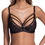 Dámska podprsenka 1824 Venus black plus - AVA černá 85/J
