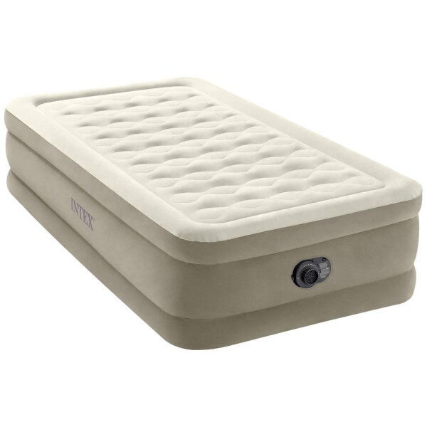 Intex 64426ND Airbed DuraBeam UltraPlush Twin s 220V pumpou hnedá; 64426ND
