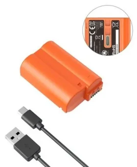 SmallRig 4966 oranžová / Batéria / Nikon EN-EL15c / USB-C nabíjanie / 2400mAh (4966)