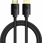 Baseus CAKGQ-J01 Kábel HDMI 2.1 (M) - HDMI 2.1 (M) 1 m čierna / 8K / 60 Hz / HDR (CAKGQ-J01)