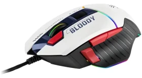 A4Tech Bloody W95Max Sports Navy biela / Herná myš / 12000 DPI / 2000 Hz / RGB / USB (A4TMYS47258)