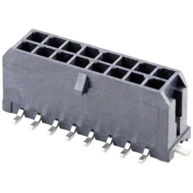 Molex vstavaná pinová lišta (štandardná) Počet pólov 16 Raster (rozteč): 3.00 mm 430451620 1 ks Tape on Full reel; 430451620