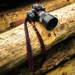 C-ROPE Traveler Red Dots / Popruh na fotoaparát / Paracord / 125 cm / nosnosť 40 kg (CRP-TRL-125-BLR)