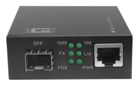 LevelOne GVT-2012 / Mediakonvertor / RJ45-SFP / GE / PoE PSE 30W (GVT-2012)