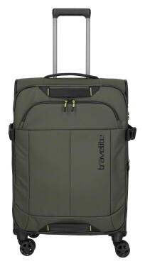 Stredný textilný kufor na kolieskach Travelite Briize M Khaki