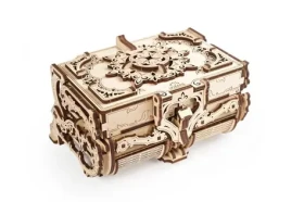 Ugears 3D drevené mechanické puzzle Starožitná šperkovnica