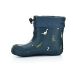 Bundgaard Malik Navy Dino zateplené barefoot gumáky 20 EUR