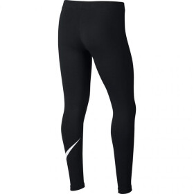 Dámske legíny G NSW Favotites SWSH Tight Jr. AR4076 010 čierna - Nike 122-128 černá vzor