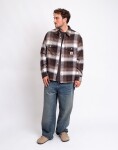 Carhartt WIP L/S Esterson Shirt Esterson Check, Tobacco L