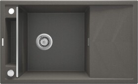 DEANTE DEANTE - Magnetic antracit metalic - Magnetic Granitový drez s odkvapkávačom ZRM_T113