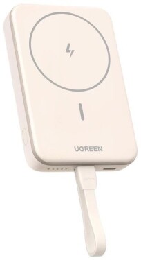 Ugreen Powerbank magnetický 10000mAh UGREEN PB760 PD 20W MagSafe + kabel USB-C (Béžový)