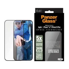 PanzerGlass Ceramic Apple iPhone 16 PLUS/15 PLUS s inštalačným rámčekom (2855)