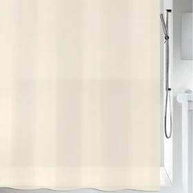 Spirella BIO sprchový záves béžový - priesvitný / 180 x 200 cm / PEVA
