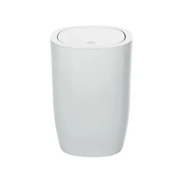 Spirella PURE odpadkový kôš 4 L biely / plast (7610583182531)