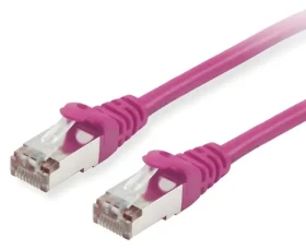 Equip Cat6 S/FTP 1,5m fialová / Patch kábel / RJ-45 / PoE / LSZH (615552)