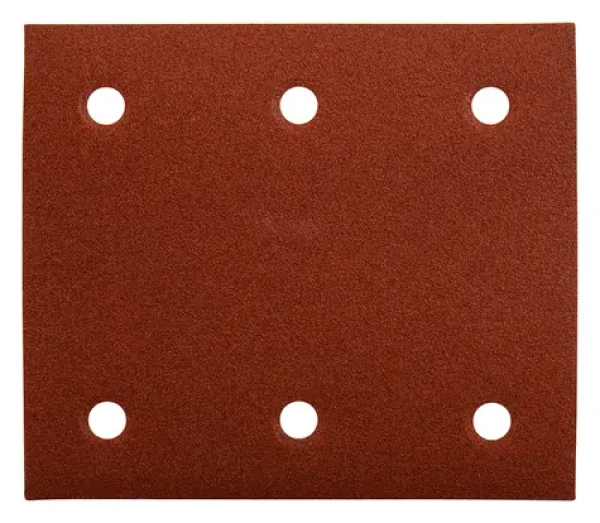 Makita P-33146 / Brúsny papier na drevo a kov / suchý zips / K180 / Rozmery 102x114 mm / dierovaný / 10 ks (P-33146)