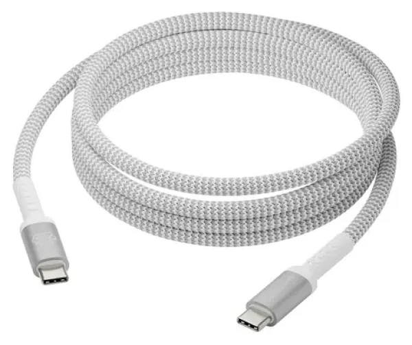 Dbramante1928 re-charge Pre BRD biela / Nabíjací kábel / USB-C - USB-C / 2,5 m (CB25CCGR7120)
