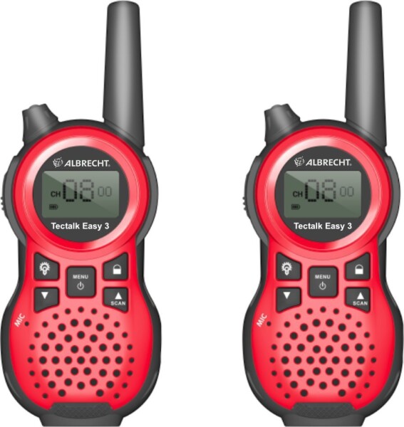 Albrecht Albrecht Tectalk Easy 3 rot Paar