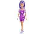 Mamido Modelka Barbie Fashionistas č. 178 fialový outfit