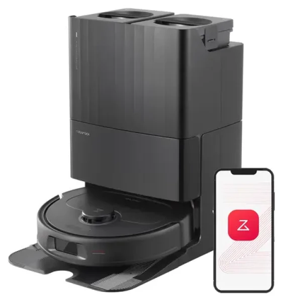 Roborock Q Revo PLUS čierna / Robotický vysávač / vysávanie mopovanie / 5200 mAh / 63 dB (QRPS52-00)