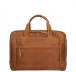 Zwiesel The Chesterfield Brand Ryan 17" Notebook Bag, Cognac