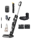JIMMY HW9 Pre čierna / Tyčový vysávač a mop / bezdrôtový / 300 W / 3000 mAh / 82 dB / 0.6 L / až 80 min prevádzky / dopredaj (HW9 Pro)