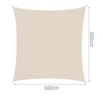 Malatec Tieniaca plachta štvorec 5x5m 10188 200g/m béžová