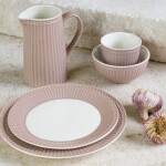 GREEN GATE Dezertný tanier Alice Hazelnut Brown 23 cm