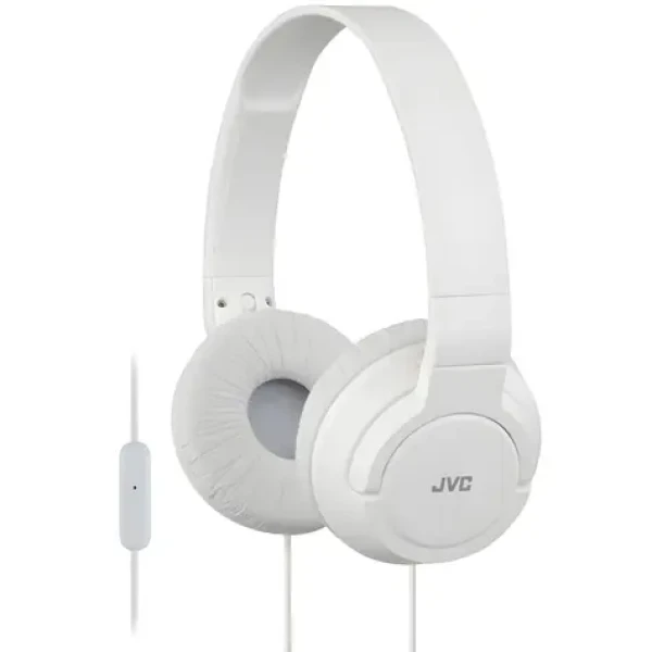 JVC HA-S185 biela / Slúchadlá / cez hlavu / 3,5 mm jack / 1,2 m (JVC HA-SR185 white)