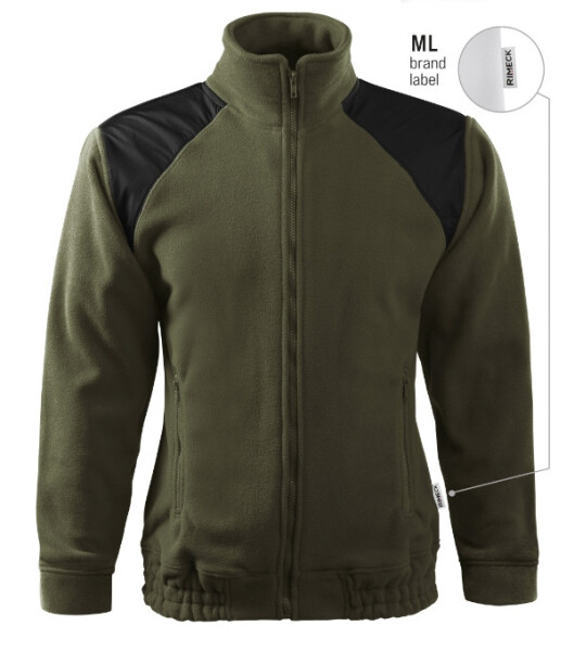 Bunda Hi-Q fleece unisex military 69 (štítok značky) 2XL