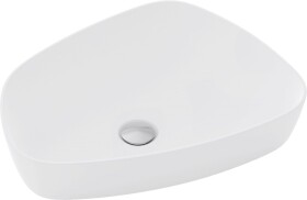 MEXEN - Ono umývadlo na dosku liaty mramor 51 x 39, biela 23045101