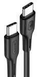 USAMS U43 US-SJ459 čierna / Dátový kábel / USB-C - USB-C / 100W PD / 5A / 1,2m (SJ459USB01)