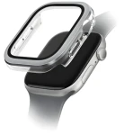 UNIQ Voute strieborná / Puzdro s tvrdeným sklom / Apple Watch 10 42mm (UNIQ-42MM-VOUSIL)