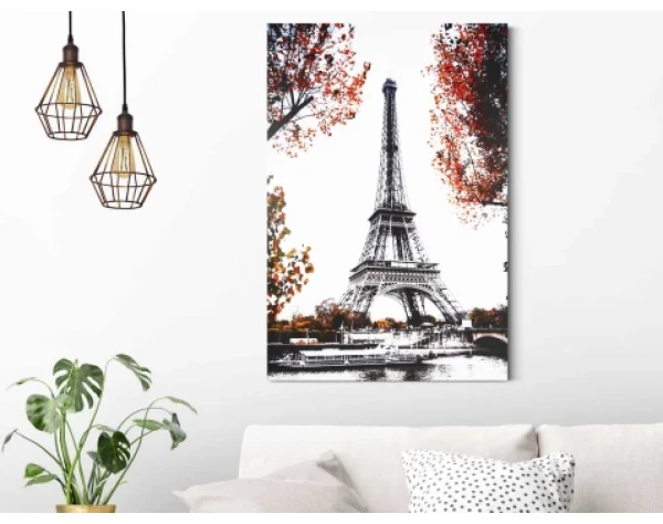 Obraz na plátne Jeseň v Paríži, 60x80 cm%