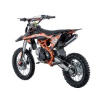 Mamido Detská benzínová motorka RamiGO ULTRA 66 125CC oranžová
