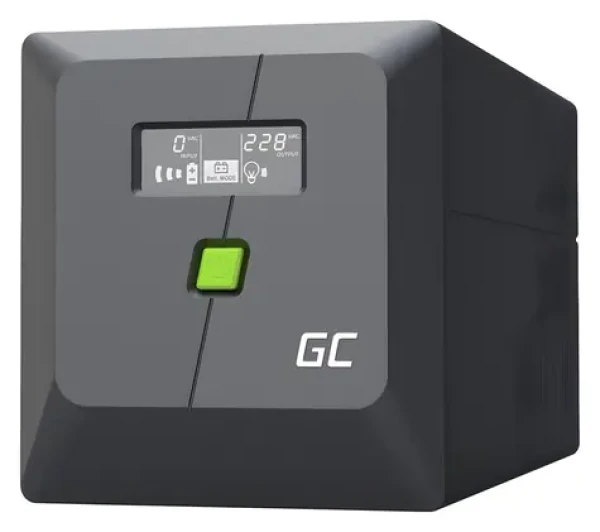 Green Cell UPS 750VA 480W / Záložný zdroj / Line-Interactive / Tower / 4X výstup / 2x 12V/7Ah / USB (UPSLP480)
