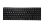 Rapoo E9100M Multi-mode čierna / bezdrôtová klávesnica / 2.4 GHz / BT 3.0 a 4.0 / ultra-tenká (6940056188847)