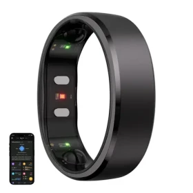 RingConn Gen 2 SMART Ring veľ. 9 čierna / šikovný prsteň / Titan / BT 5.0 / IP68 (123030905)