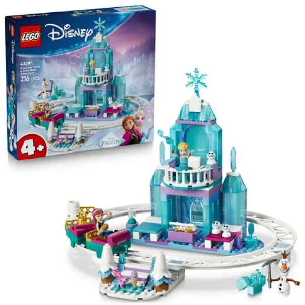 LEGO® | Disney™ Princess 43281 Elsin ľadový palác a jazda na snehu