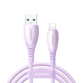 Joyroom S-A59 Vibrant Series Nabíjací kábel USB-A (M) - Lightning (M) 3A 1.2m fialová (6956116764166)