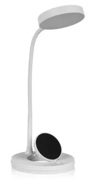 Smartwares IDE-60039 / LED stolná lampička s Qi nabíjačkou / 5W / 180lm / 4000K / nastaviteľná výška