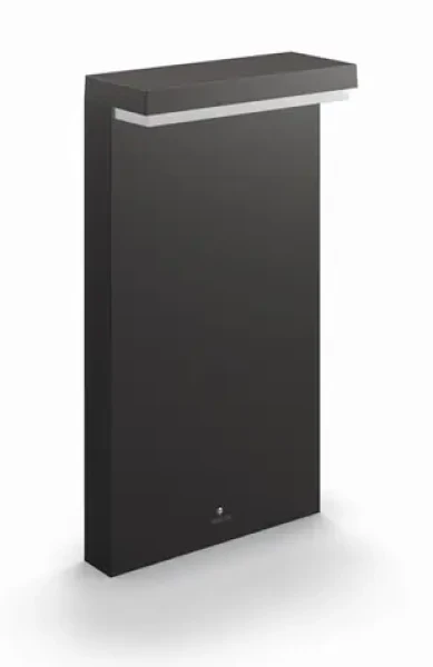 Philips Bustan 9W šedá / LED vonkajšie stĺpové svietidlo / 1000LM / 2700K / IP44 (8718696158890)