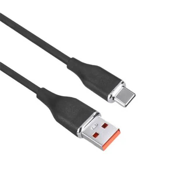 Solight SSC16005-S Kábel USB-C 3.1 (M) - USB-A 2.0 (M) 0.5m čierna / silikón (SSC16005-S)
