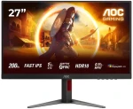 27" AOC 27G4HA čierna / Fast IPS / 1920x1080 / 200 Hz / 300cd-m2 / HDMI + DP / Repro / VESA (490978)