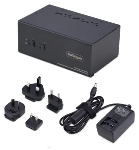 StarTech 2-portový DP+HDMI / KVM prepínač / 4K 60Hz / USB (P2ADDH462-KVM-SWITCH)