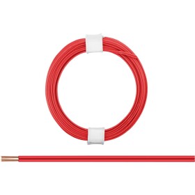 Donau Elektronik 114-00 opletenie / lanko 2 x 0.08 mm² červená 5 m; 114-00