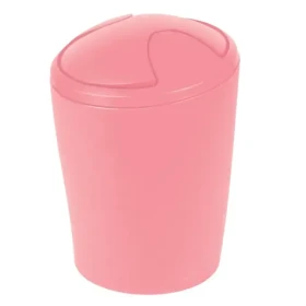 Spirella MOVE výklopný odpadkový kôš 2 L ružový / plast (7610583186744)