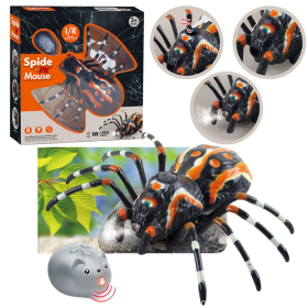 Mamido Pavúk tarantula na diaľkové ovládanie infračervené I/R čierny
