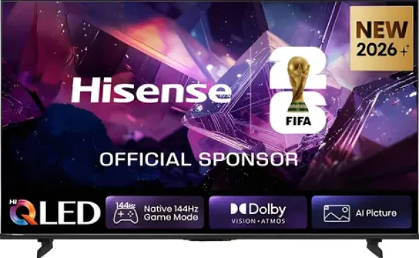 50" Hisense 50E7S PRO čierna / Televízia / QLED / 4K UHD / 144Hz / FreeSync Premium Pro / VIDAA (50E7S PRO)