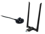 LevelOne WUA-1810E čierna / USB adaptér / AC1200 / Dual-band / Wi-Fi 5 / USB 3.2 (WUA-1810E)